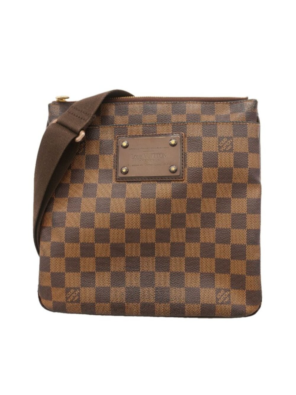 Louis Vuitton Shoulder Bag Damier Pochette Pratt Brooklyn Ebene